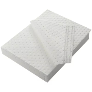 Tampon absorbant 100 % PP collé et perforé pour la récupération des déversements d'hydrocarbures uniquement - Product Image 1