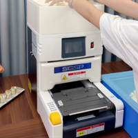 Machine entièrement automatique de formage et de découpe de sushis, machine à faire des sushis ronds et carrés au saumon, machine à découper les makis pour restaurant de sushis