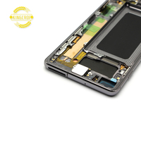 Écrans LCD pour téléphones mobiles pour SAMSUNG S10+ S10 Plus SM-G975F G975U G975W SC-05L Écran tactile de remplacement avec cadre Pièces de réparation