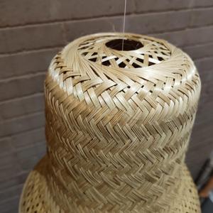 Handmade Thai Bamboo <b>Gift</b> Basket Sustainable Woven <b>Hamper</b> Eco FrienHandmade Woven Bamboo Bell Lampshade Boho Pendant Light - Product Image 6