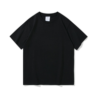 T-shirt homme en coton lourd de haute qualité - T-shirt oversize uni épais à épaules tombantes avec motif graphique