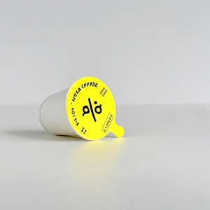 Xách tay dùng một lần 15ml PP <span class=keywords><strong>Capsule</strong></span> cup với cấp thực phẩm Lá nắp cap cho bột cà phê vitamin bột ngay lập tức đồ uống trà - Product Image 2