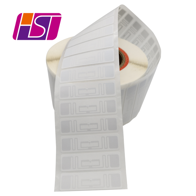 Uhf Inlay Sheet Long Range 73x20mm UHF 860-960MHz EPC ISO18000-6C Coated Paper RFID Label M830 Custom for Warehousing Management