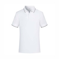 Impression personnalisée de lettres, etc. 180g Jersey uni polyester/coton été pour chemise à col et manches courtes