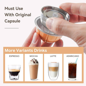 Capsules de café en aluminium de qualité alimentaire recyclables de haute qualité, capsules de café Vertuo Line, 58 ml pour le café - Product Image 6