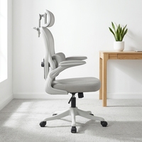 Chaise de bureau ergonomique pour cadre, poste de travail, personnel, 360° °   Chaise de bureau pivotante en maille avec support lombaire, chaise de bureau la moins chère
