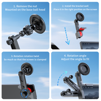 Support de téléphone magnétique multifonctionnel pour voiture, rotation à 360°, support de téléphone portable réglable