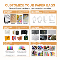 Sacs en papier de luxe personnalisés avec ruban, poignée et logo imprimé sur papier d'art de luxe pour emballage de vêtements, montres et artisanat