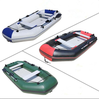 Bateau de pêche gonflable, yacht sportif, catamaran en PVC miniature, embarcation pour 3 personnes, plongeur