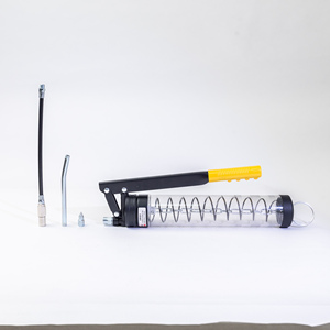 Pistolet à graisse pneumatique en alliage d'aluminium transparent robuste de 600 cc à tige unique pour équipement industriel KB-025 - Product Image 2