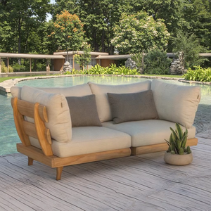 Ensemble de meubles de jardin anglais, ensemble de meubles de patio, meubles d'extérieur, ensemble de canapés en bois, meubles - Product Image 4