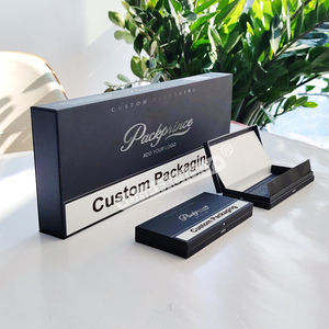 Custom Logo Blank Empty Cigarette Packs Rigid Flip Top CigarettePackaging Cajetillas De Cigarrillos Sigaret <b>Boxes</b> - Product Image 1
