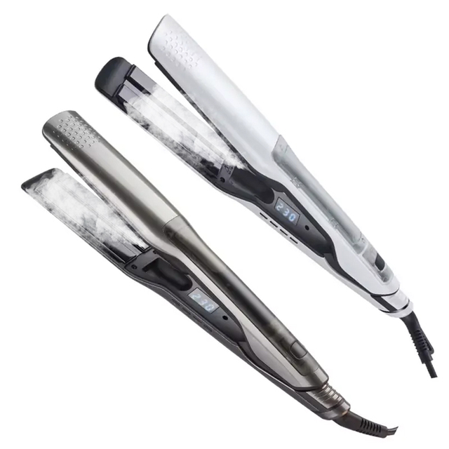 Top Selling New Arrival Vapor Steam Infrared Hair Straightener With Non Damage Treatment Hair Straightening Flat Iron Steam
