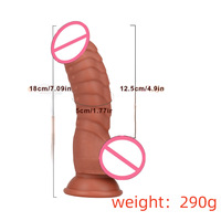 Venta caliente Big Dildo Anal Sex Toy Animal Rose Dildo con ventosa Pene grande para mujeres Juguetes sexuales