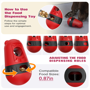 מחזיק רב תכליתי למקלות בוללי מחזיק בבטחה מקלות בוללי צעצוע אינטראקטיבי ללעיסה לכלבים קטנים, בינוניים וגדולים - Product Image 6