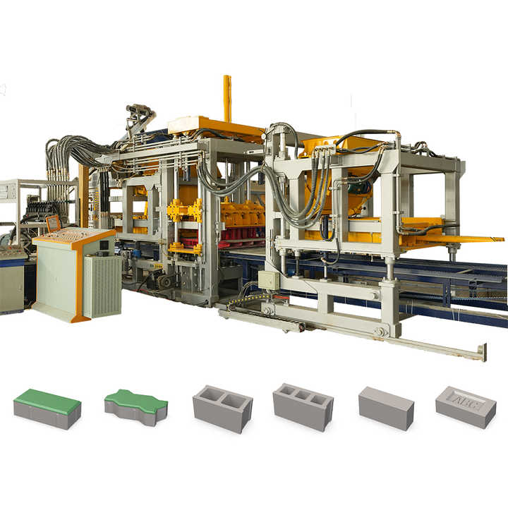 QT10-15 Smart Interlocking Brick Making Machinery Paver Mold South ...