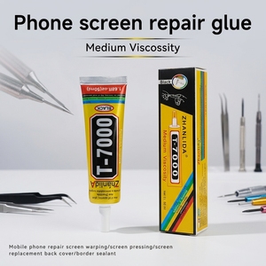 Pegamento para Reparación de Pantallas de Teléfono Zhanlida T-7000 Negro, Viscosidad Media, 50 ml, para Reemplazo de Pantallas de Teléfonos Móviles y Sellado de Bordes - Product Image 1
