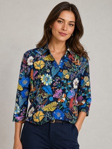 Premium vente en gros des années 80 américain Pima coton impression numérique popeline tissu 100% coton pour femmes robes Blouses Textiles de maison - Product Image 6