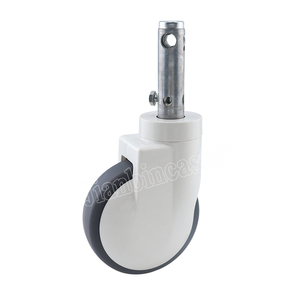 <span class=keywords><strong>150mm</strong></span> Mittel verriegelung 28x96mm Nachlauf 5 Zoll Mittel verriegelung Medical Swivel Long Stem <span class=keywords><strong>Caster</strong></span> - Product Image 1