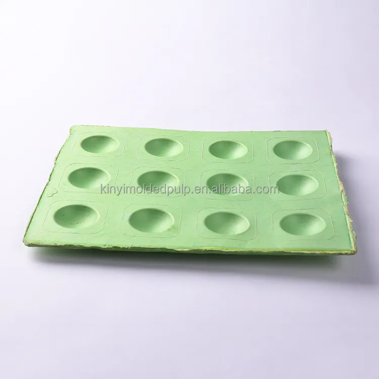 パルプ卵カートン紙包装トレイ包装材料板紙箱カートンホット販売環境にやさしい生分解性成形紙