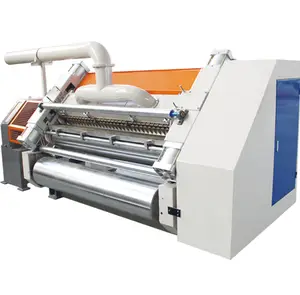 High Speed Finger less Type Single Facer Wellpappe maschine 2-lagige Wellpappe maschine