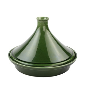 Plats de service personnalisés en céramique, <span class=keywords><strong>tajine</strong></span> marocain en argile, pot en grès, résistant à la chaleur, <span class=keywords><strong>tajine</strong></span> marocain avec couvercle - Product Image 2
