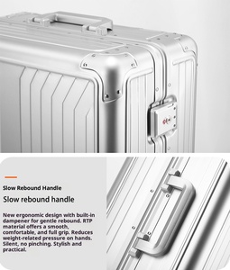 Ensemble <span class=keywords><strong>de</strong></span> valises professionnelles haut <span class=keywords><strong>de</strong></span> gamme 2025 en aluminium, étanches, souples, à roulettes, trois pièces (20/24/29 pouces) – Vente en gros - Product Image 5