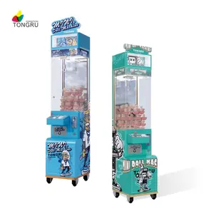 Puppen-Arcade-Skill-Kran-Maschinen Plüsch-Spielzeugfänger-Spiel Münz-Mini-Klauen maschine mit Geldschein prüfer