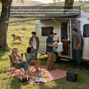 Mini caravane de voyage avec toilettes, châssis galvanisé, mobilité facile <span class=keywords><strong>pour</strong></span> petite maison sur roues - Product Image 4