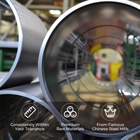 Tube de ponçage sans soudure à haute précision pour système de vérin hydraulique, qualité industrielle