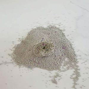 Litière pour chat écologique à agglomération rapide, faible teneur en poussière, 99 % d'échantillons gratuits, hautement absorbante, en bentonite sphérique, parfum lavande, gris clair - Product Image 3