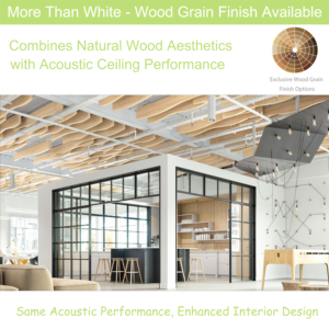 Pannello Acustico Sospeso in Fibra di Vetro Ignifugo Qinsound, <span class=keywords><strong>Pannelli</strong></span> <span class=keywords><strong>Fonoassorbenti</strong></span> in Lana di Vetro ad Alto NRC per Reception e Uffici - Product Image 5