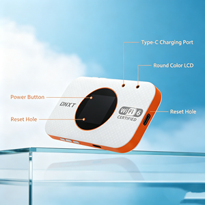 Routeur MiFi <span class=keywords><strong>4G</strong></span> LTE portable MF967, point d'accès WiFi6, 150 Mbps, WiFi de poche, écran rond - Product Image 2