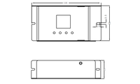 4CH DMX512 RDM éclairage de scène DMX contrôleur de décodeur à courant constant 12V DC entrée RGBW Led bandes PX709 décodeur DMX/RDM
