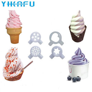 Macchina per Gelato Soft Commerciale Automatica a Tre Teste Verticali YKF-8216, Bianca, Capacità 18-28L/H, 220V - Product Image 4