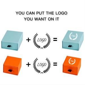 Luxury Jewelry Packaging <b>Box</b> Sliding Drawer Cardboard <b>Gift</b> <b>Box</b> for Rings Necklaces <b>Earrings</b> Bracelets Custom Logo - Product Image 2