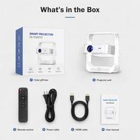 Proyector Mini Portátil LED C9 Whale TV Smart Android Wifi Bluetooth 4K para Cine en Casa y Juegos 5G Usb