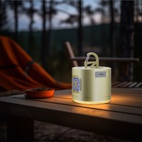 Linterna de Camping RGB Recargable Popular, Luz Colorida Magnética, Mini Lámpara Colgante para Tienda de Campaña con Repelente de Mosquitos