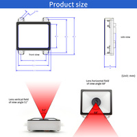 EMT8620 Module de scanner de Code QR fixe Scanner de codes à barres d'interface USB 1D 2D pour entrepôt POS PAD en stock