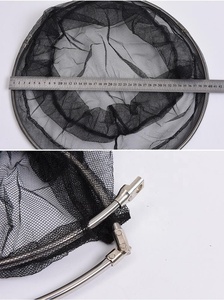 Red de Pesca Plegable de Acero Inoxidable de 40 cm, Red de Aterrizaje con Marco para Pesca con Tornillo de 8 mm, Accesorios de Pesca - Product Image 6