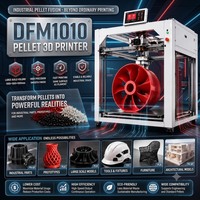Imprimante 3D industrielle à extrusion de granulés 1000x1000x1000mm, économique, haute précision et production rapide