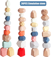 Blocs de construction sensoriels Montessori pour enfants de 2, 3, 4, 5, 36 pièces