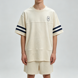 T-shirts pour hommes en coton uni surdimensionnés personnalisés, poids lourd, <span class=keywords><strong>grande</strong></span> <span class=keywords><strong>taille</strong></span>, confortables, t-shirts pour hommes de <span class=keywords><strong>grande</strong></span> <span class=keywords><strong>taille</strong></span> - Product Image 3