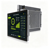 PC industriel embarqué IP65, écran tactile 15 pouces, processeur Core i7, double Ethernet Gigabit LAN, 4 ports USB, support VESA, tablette Android