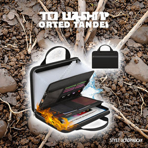 Waterproof and Fireproof Oxford Fashion <b>File</b> <b>Storage</b> Bag Foldable Large Capacity Organized Design - Product Image 3