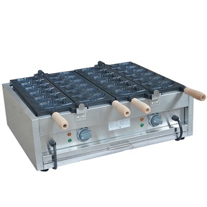 New Design Ex-Factory Price Professional <b>Waffle</b> Fish Shaped <b>Maker</b>/12pcs Gas Fish Shape <b>Waffle</b> Taiyaki Baker - Product Image 3