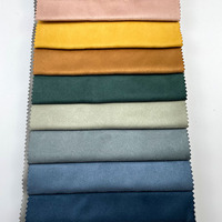 Tissu en suède imprimé respirant à pois multicolores pour canapé/voiture, 100 % polyester, accessoires d'ameublement pour la maison, vente chaude