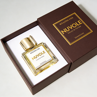 Flacon de parfum vide le plus vendu 50ML, flacon de parfum en verre personnalisé, flacon de parfum carré avec emballage boîte