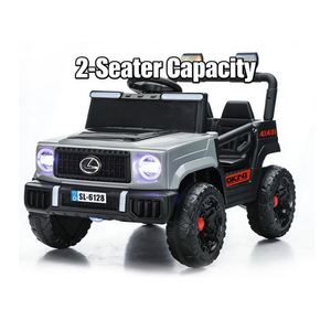 TOYSRUNNER Auto Eléctrico para Niños MS-6188/6198, Plástico, Motores Dobles de 6V4Ah, Duradero, Seguro, Reproductor de Música MP3, Control Remoto por Teléfono, para Todas las Edades - Product Image 3