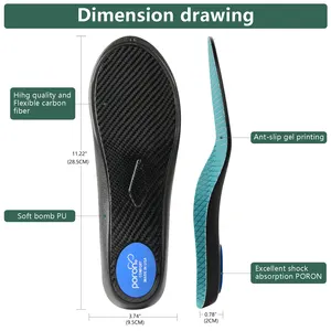 Carbon Fiber Insoles Football Insole Custom Carbon Insole Foot Care Pressure Curved Carbon Fiber Inserts